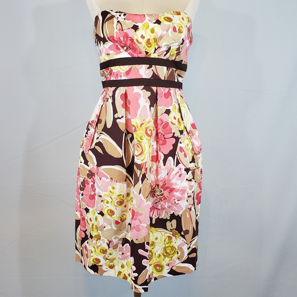 Fickle strapless floral sundress size 5